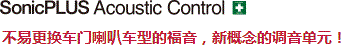 不易更換車門喇叭車型的福音，新概念的調(diào)音單元！